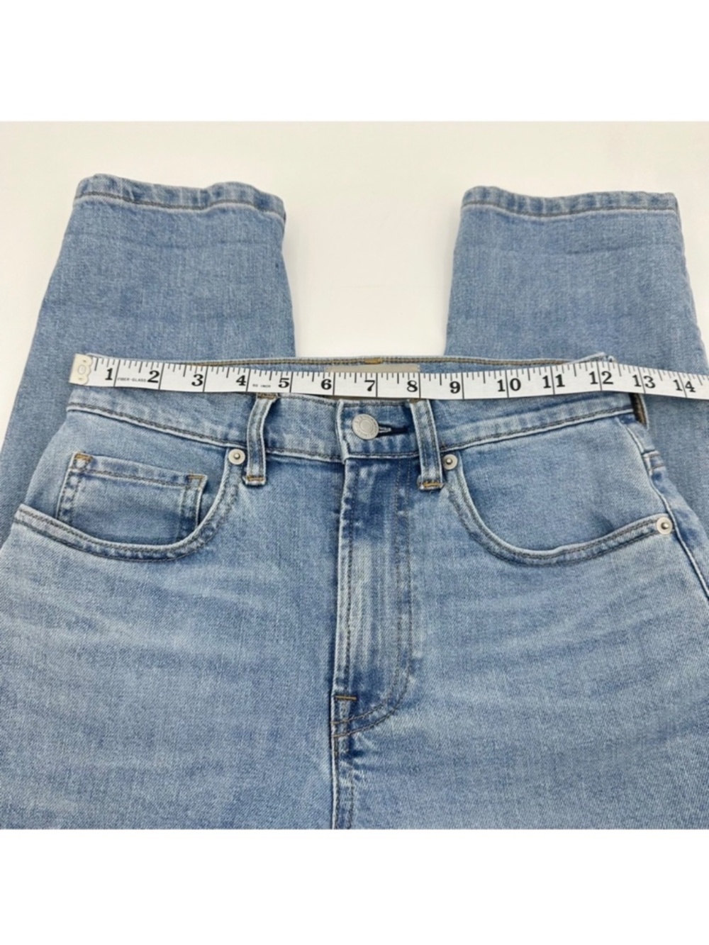 Everlane Cheeky Jean Ankle Light Wash High Rise Denim Size 25 - Picture 7 of 14